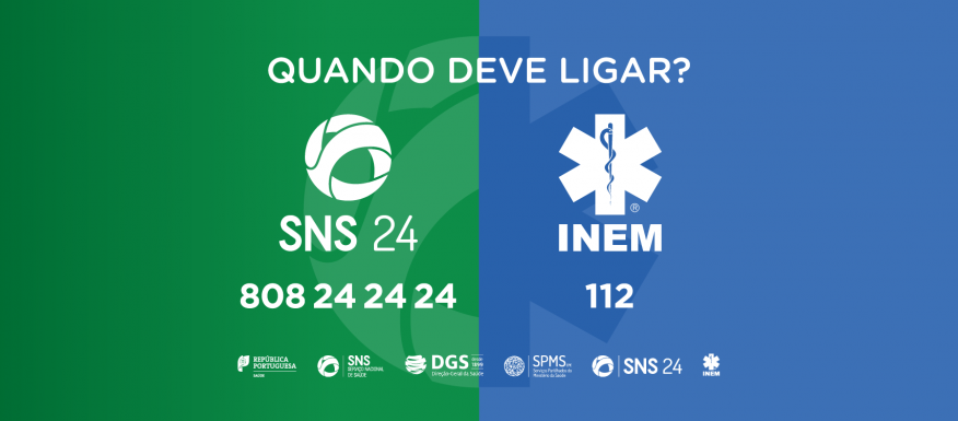Quando ligar para o SNS 24 ou INEM?