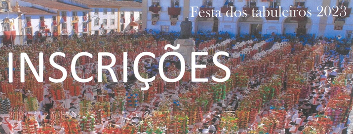 Festa dos Tabuleiros 2023 - INSCRI&Ccedil;&Otilde;ES